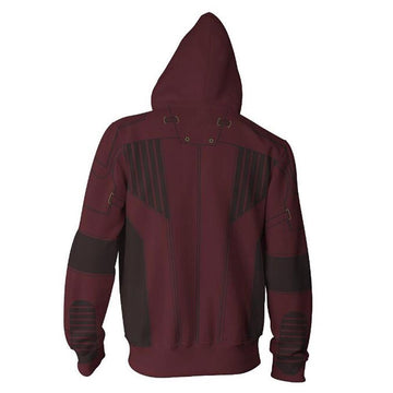 Película Guardians Of The Galaxy Vol. 3 Star Lord Cosplay Sudadera Con Capucha Impreso 3D Chaqueta Halloween Carnaval Fiesta